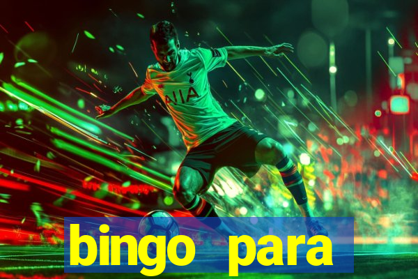 bingo para despedida de solteira para imprimir